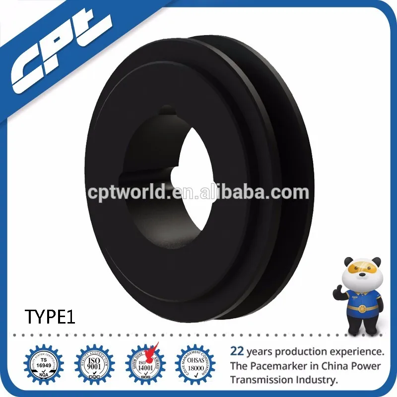Alibaba Supplier spa cast iron v belt pulley dimensions