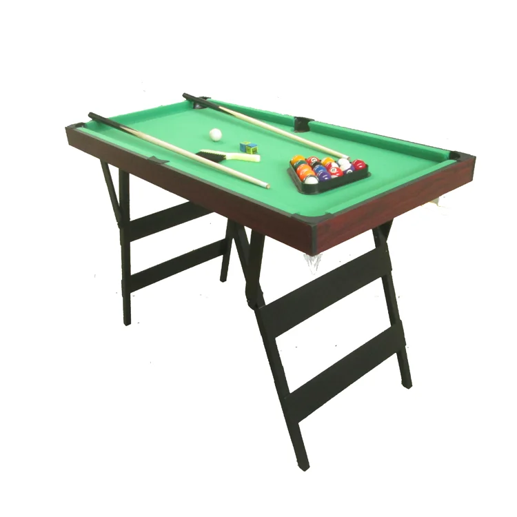 Economic Discount Price 5Ft 6Ft Portable Folding Leg Snooker Billiard Pool Table