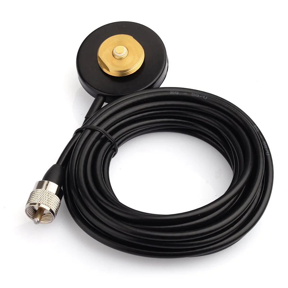  VHF UHF 136-174 МГц 400-480 CB радио NMO крепление PL-259 магнитное основание антенны совместим с автомобиль
