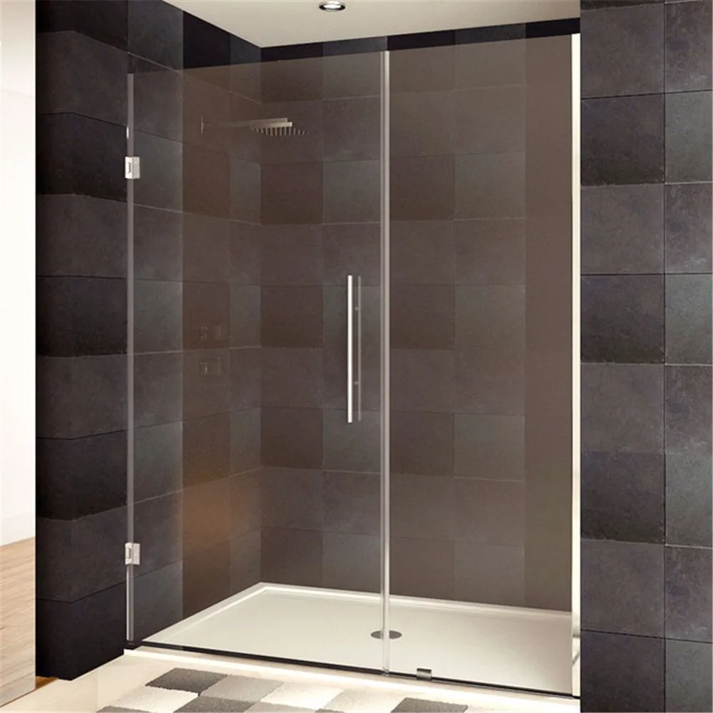 Cheap Easy Install Gym Bathroom Glass Tempered Glass Shower Screen Modern Bathroom glass door