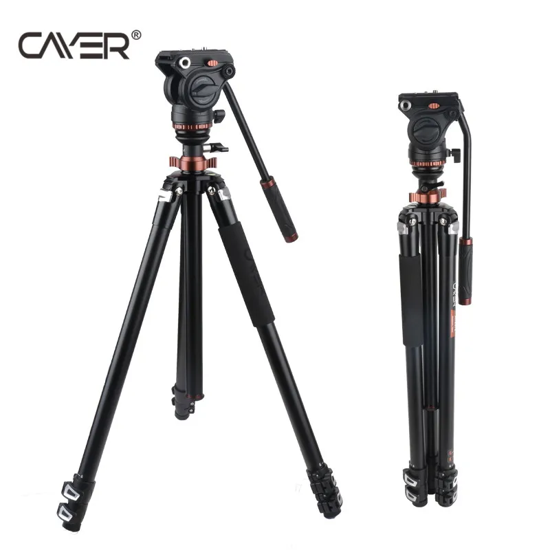 Hot selling flexible tripod Cayer AF2371H4 aluminum tripod for camera
