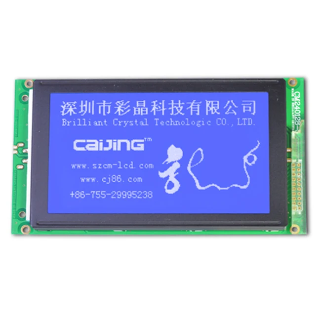 Industrial grade 5V 240x128 dots matrix lcd module with T6963C controller
