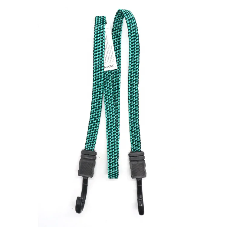 Bicycle packing red and blue luggage rope with hooks