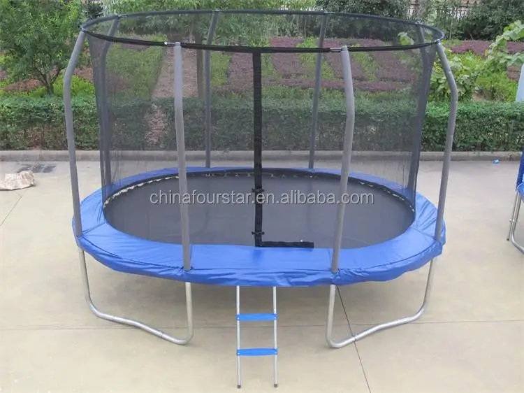 
Springfree Trampoline Medium Oval outdoor gymnastic sport play elliplic trampoline with top ring and inner net 