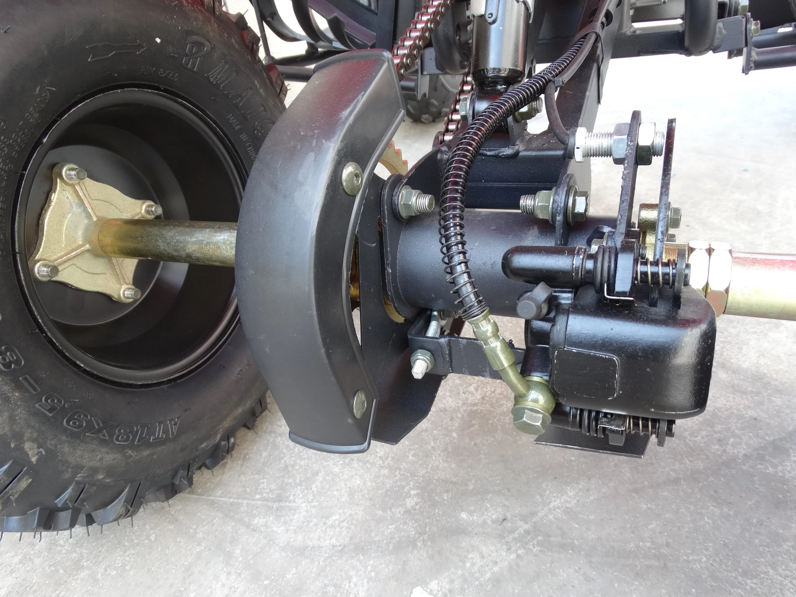 125cc hummer atv chain drive atv