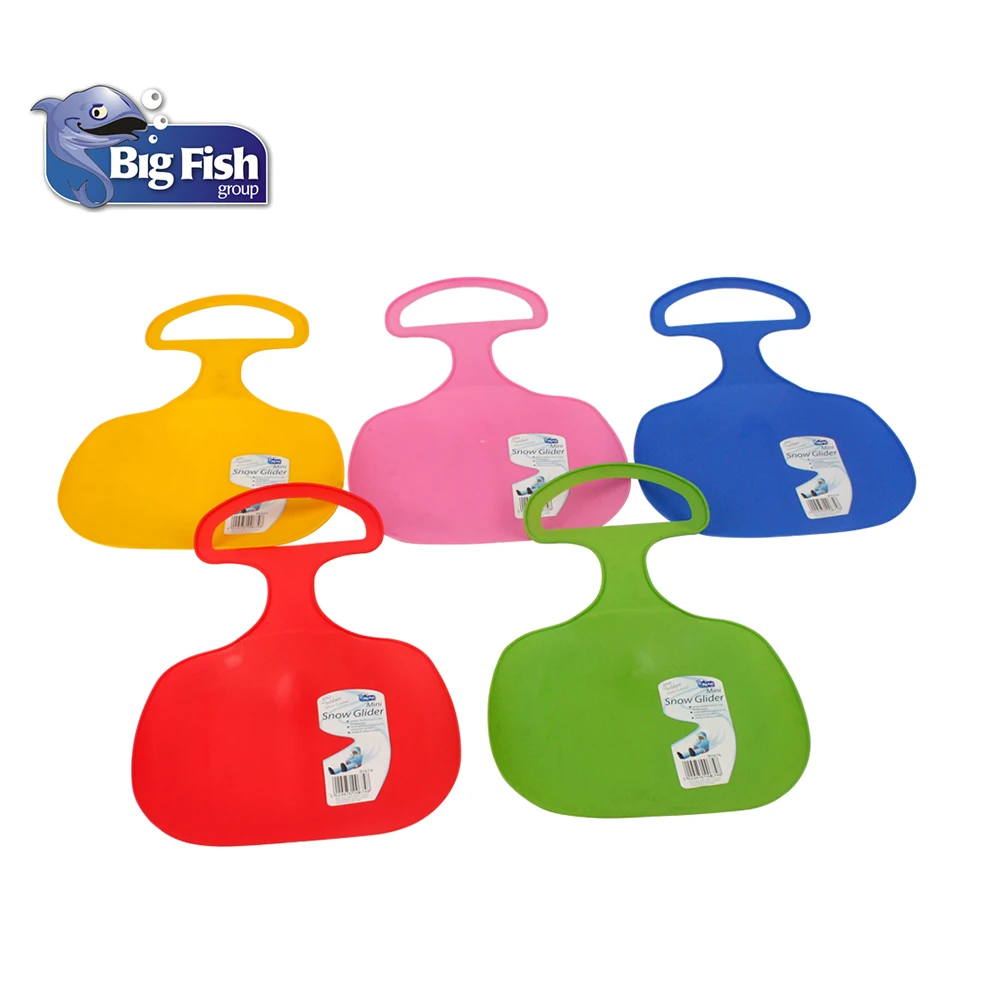 
New Style Colorful Kids Winter Plastic Snow Glider Toy Ski & Sand Sliding Board 