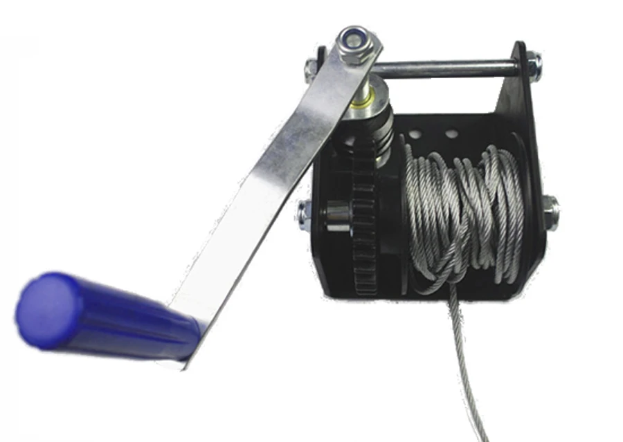 CE SGS approved manufacturing 600lbs worm gear tripod winch