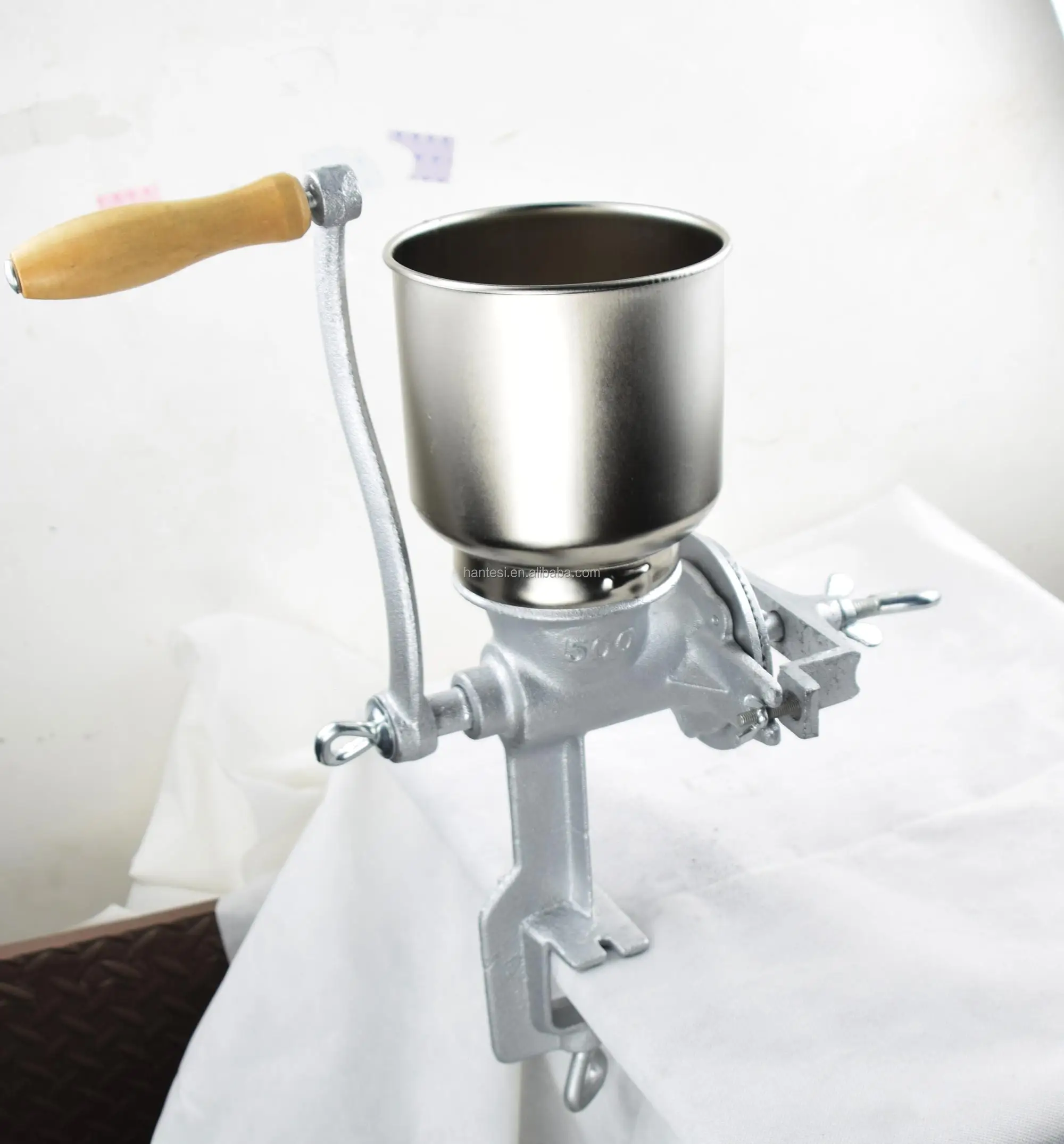 Home Manual Corn Mill Grinder Grain Grinding Machine