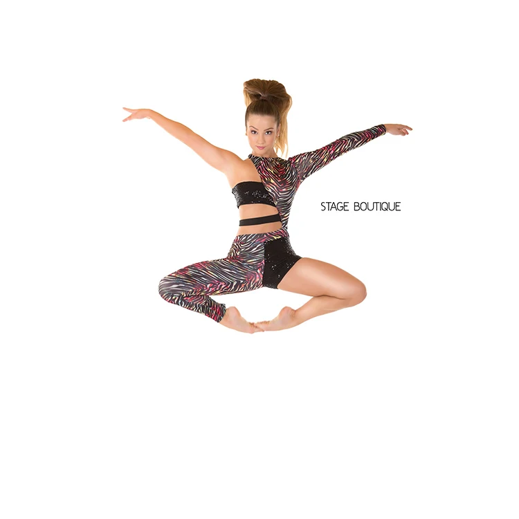 Long Sleeve Ballet Unitards Bodysuit Adult Lycra Dance Suit Show Costumes