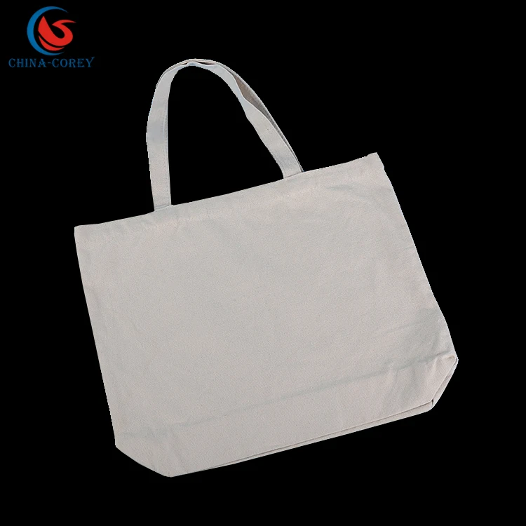 2017 blank canvas tote shoulder bag and canvas bag casual