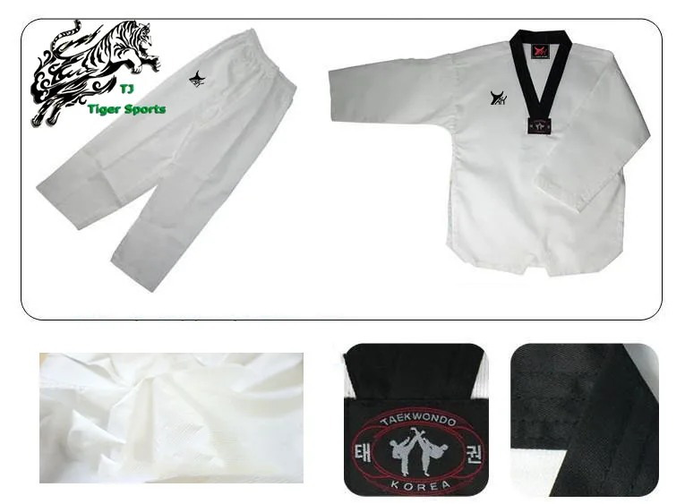Униформа из полиэстера для тхэквондо белая униформа для тхэквондо детская униформа для тхэквондо
