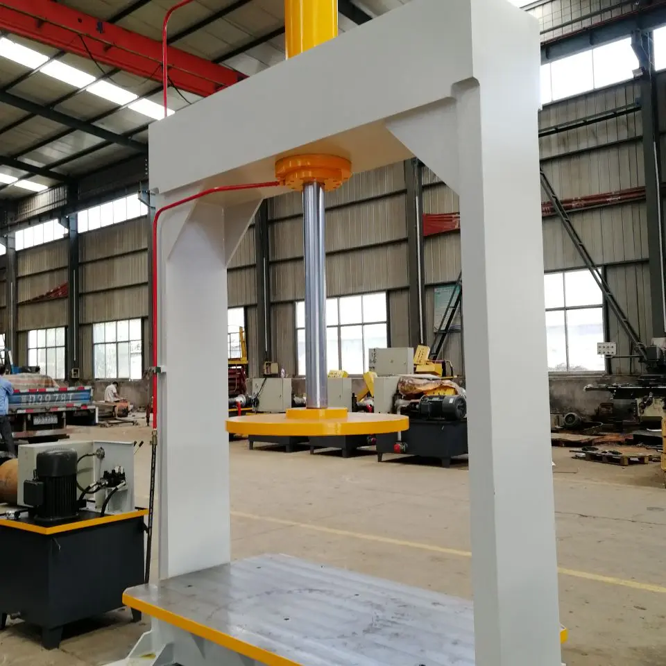 80ton Solid Tire Pressure / Forklift Press on solid tire / hydraulic press machine