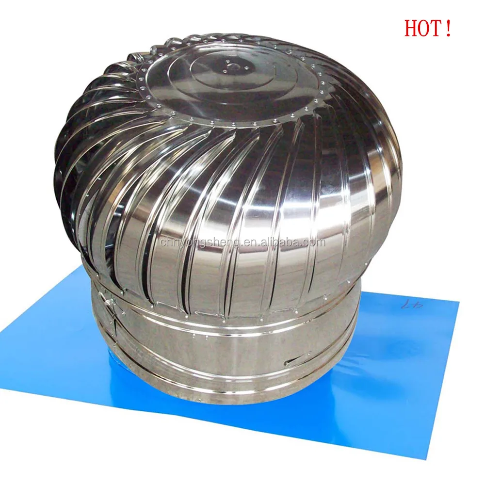 low cost Stainless Steel wind drive whirlwind roof ball fan for africa market