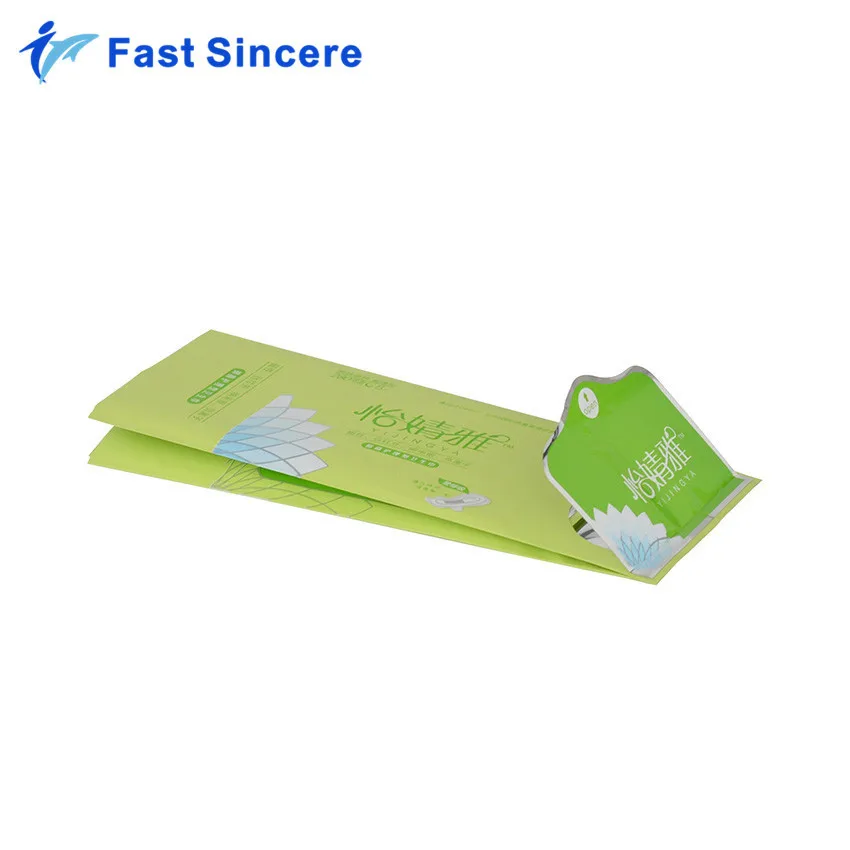 Biodegradable Resealable Foil Sanitary Napkin Bags Import From China