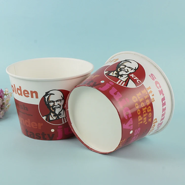 
paper fried chicken bucket paper bucket 