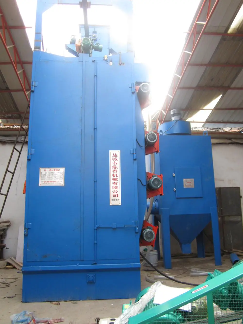 shot blasting machine alloy wheels