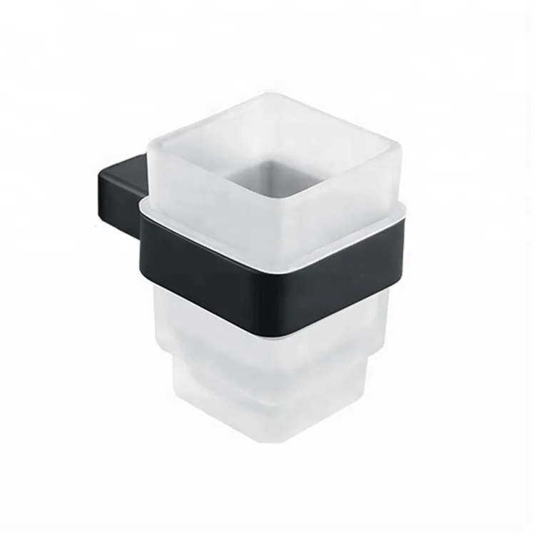 Bathroom Hardware Set Black Robe Hook Towel Rail Rack Bar Shelf Paper Holder Toothbrush Holder Bathroom Accessories