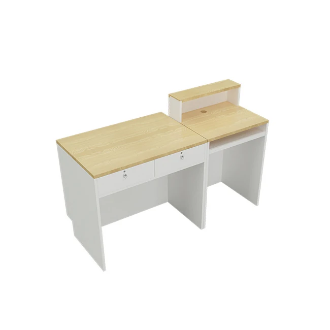 Clothing dress service checkout counter cash counter for clothing shops cheap wooden retail front desk counter for sale price