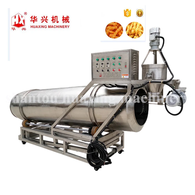 Snackmachine Factory Snack Seasoning Machine Rotary Seasoning Drum