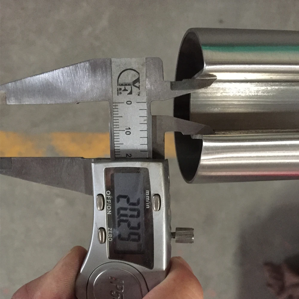 China manufacturer Foshan inox 1.4301/1.4401 groove tube