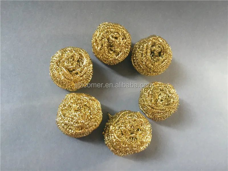 stainless steel material SS 430 pot sponge scourer / kitchen scrubber