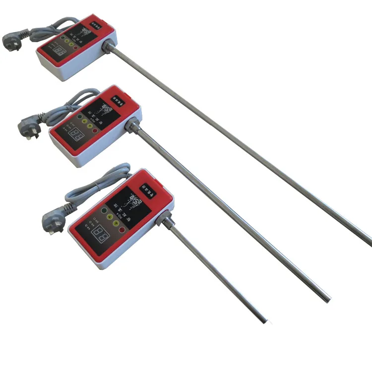 Электрический нагревательный стержень с цифровым датчиком температуры для радиатора нагревателя