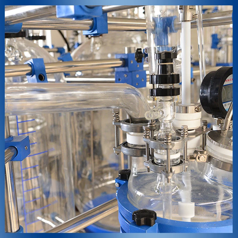 30l рубашкой стеклянный реактор дистилляции