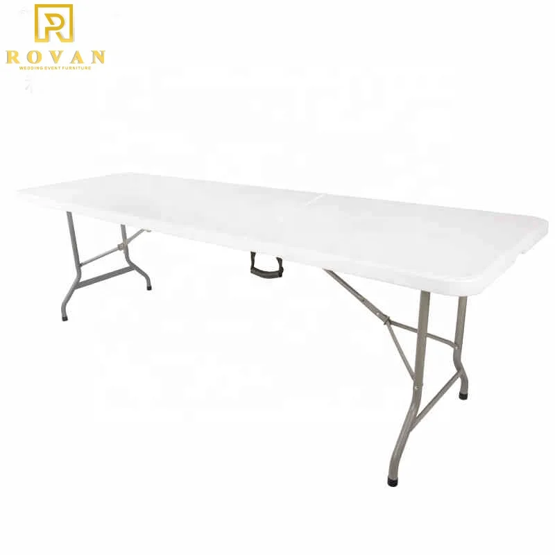 HDPE table for wedding and events rectangular tables plastic folding dining table