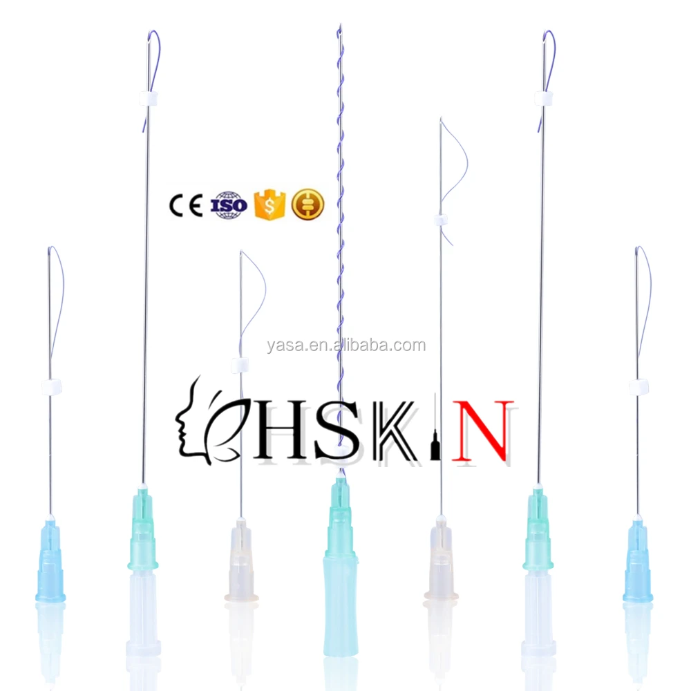 2018 Best selling thread lift barbed sutures yarn pdo