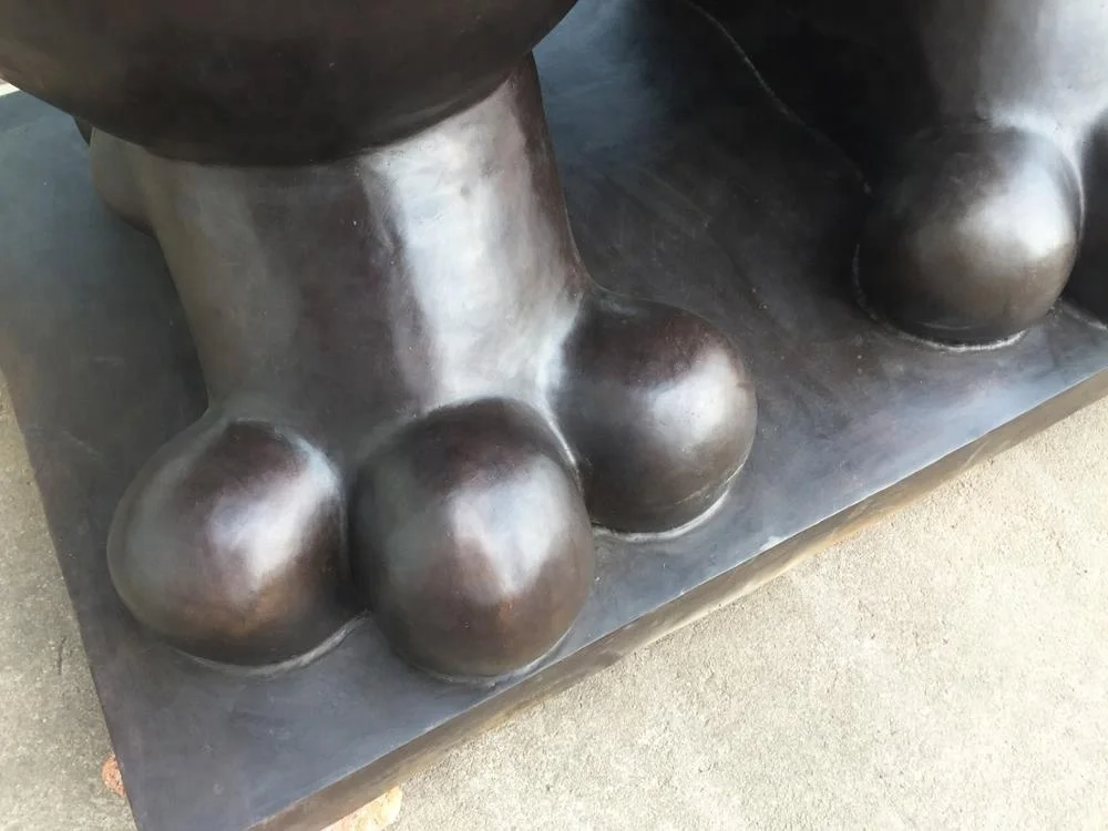 Public sculpture factory supply Famous bronze art statue fat bird Fernando Botero for garden display