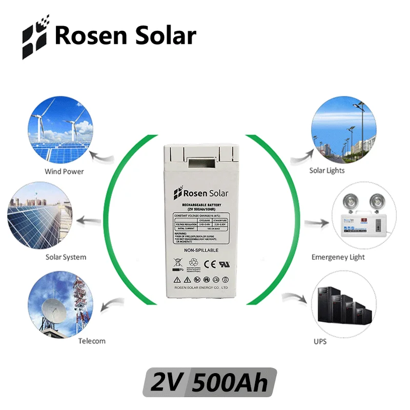 Гелевая батарея для хранения солнечной энергии Rosen 2 в 500 Ач