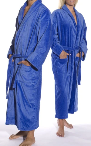 
Wholesale For Adults Super Soft Fleece Fabrics Coral Fleece Bathrobe 