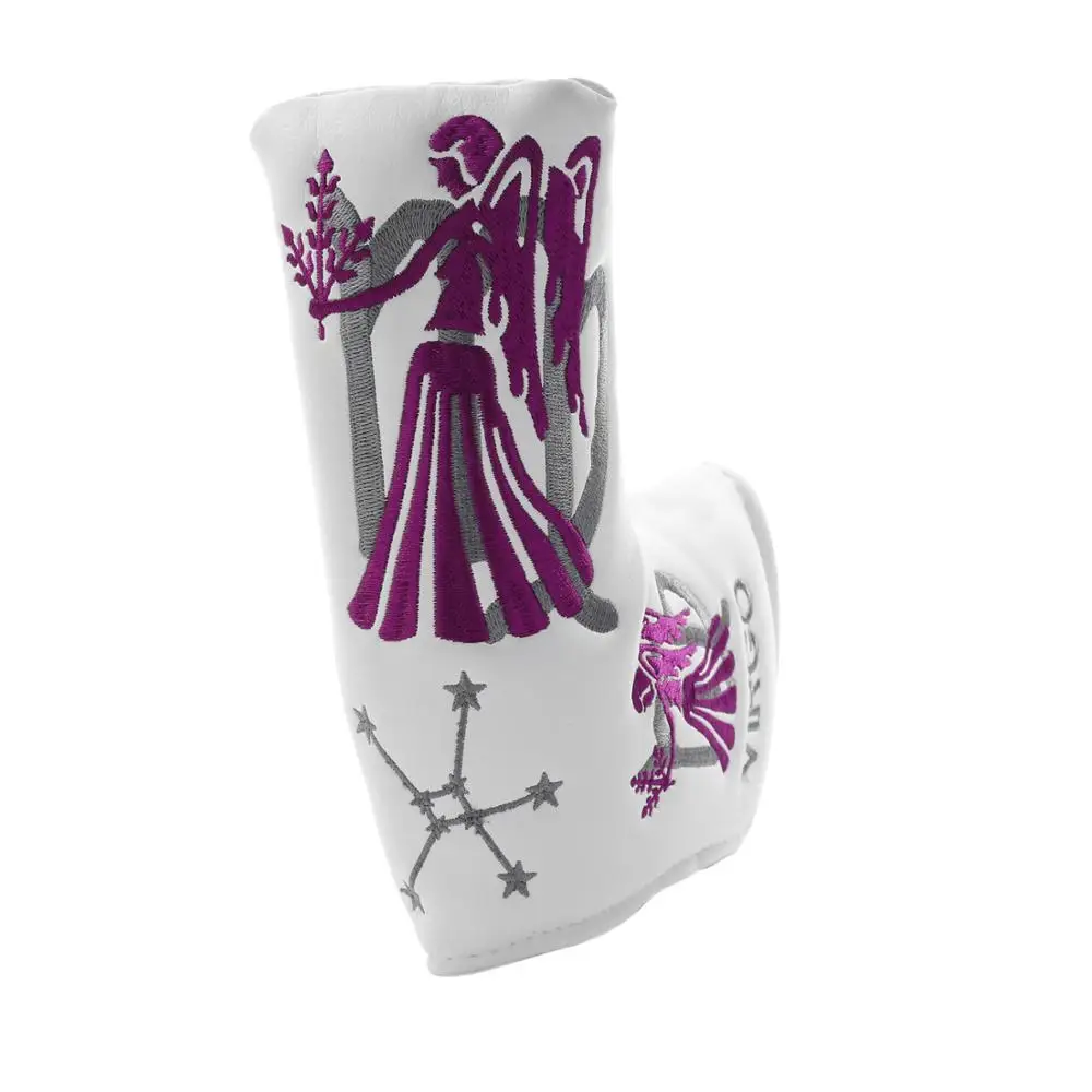 
VG Golf Headcover Constellation Series-Virgo White Golf Putter Headcover 