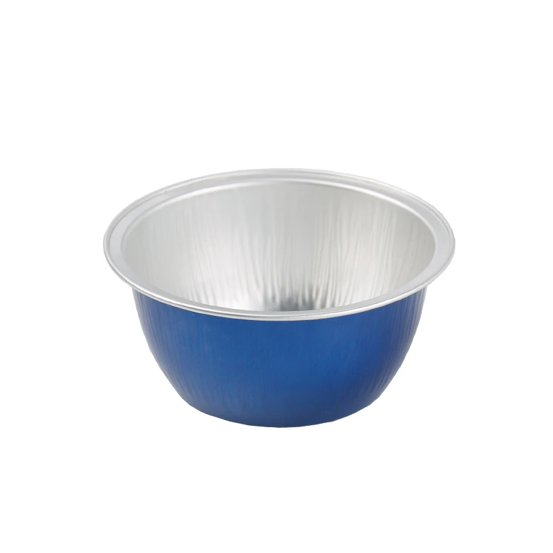 130ML Disposable Aluminum Foil Pleated Baking Cups High Quality Colorful Cake Bowl Pan