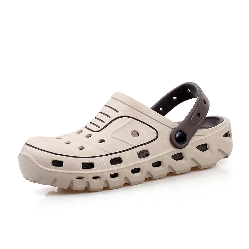 YT обувь для мужчин сад Сабо обувь быстрое высыхание шлепанцы на плоской подошве