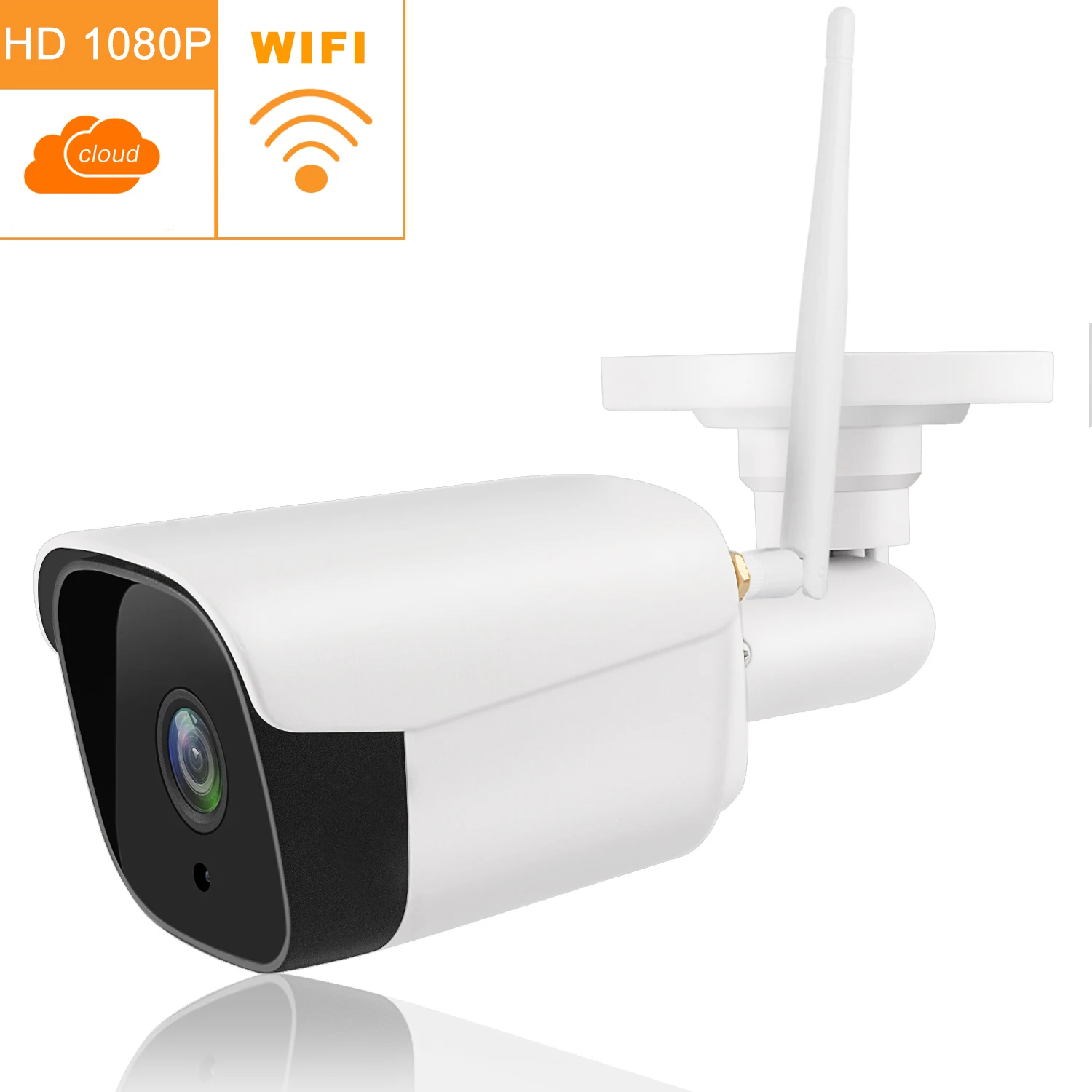 3.6mm 1080P HD Lens Surveillance IP Camera , Smart Outdoor Indoor Home Security Camera