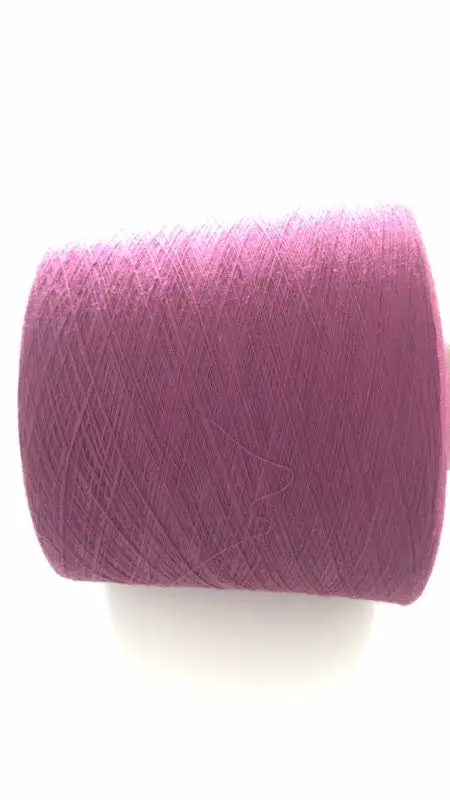 recycled colored polyester spun yarn 31/1