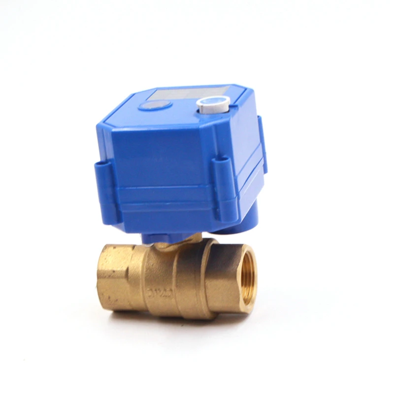 electric water valve flow control 5V 12V 24V 110V 220V electric motor ball valve