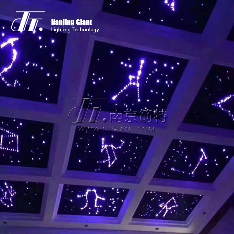 Заводская цена, декоративные светильники звездного неба, светодиодные волоконно-оптические светильники для потолка