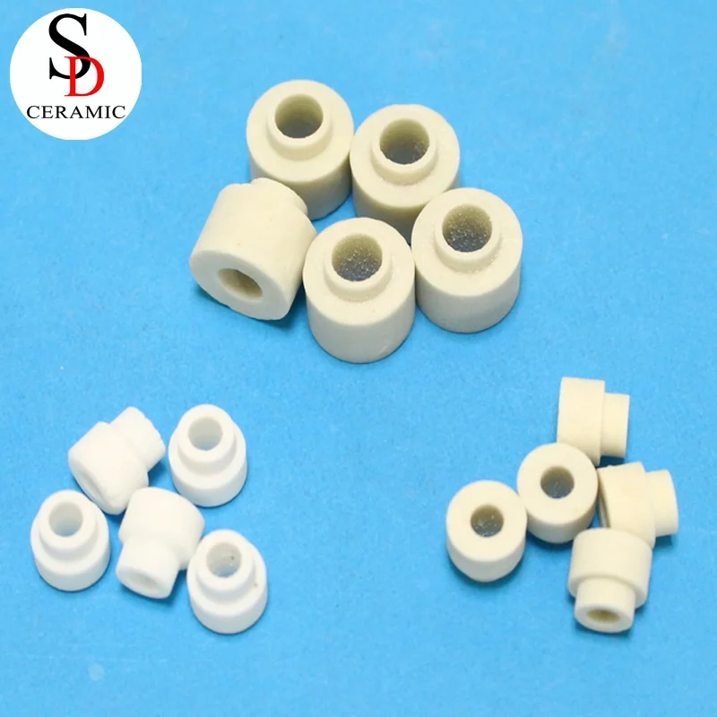 Manufacturer high temperature resistant interlocking insulating steatite ceramic beads dome head