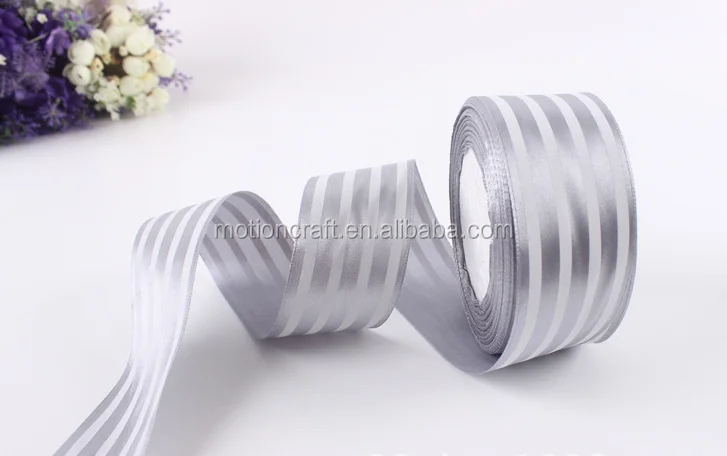 wholesale 2.5cm custom logo printed polyester satin ribbon good quality cheap price