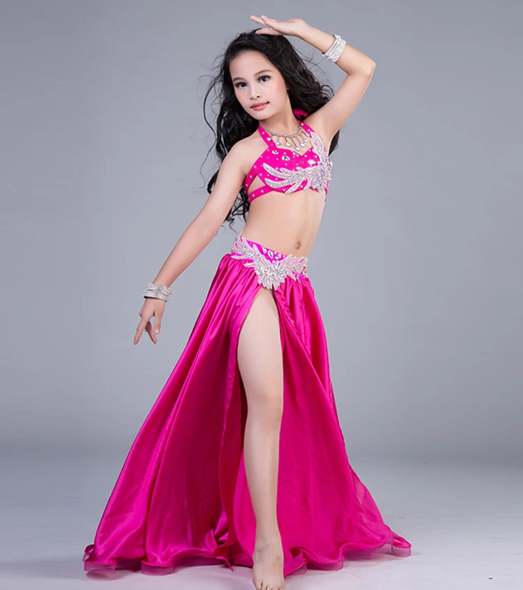 
RT188 Wuchieal Spandex and Satin Indian Belly Dance Girl Sex Costume 