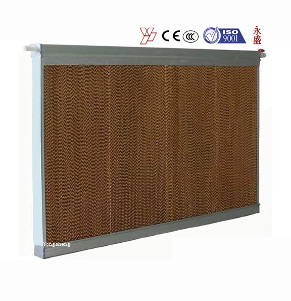 shandong brown evaporative cooling pad for greenhouse ,poultry farm