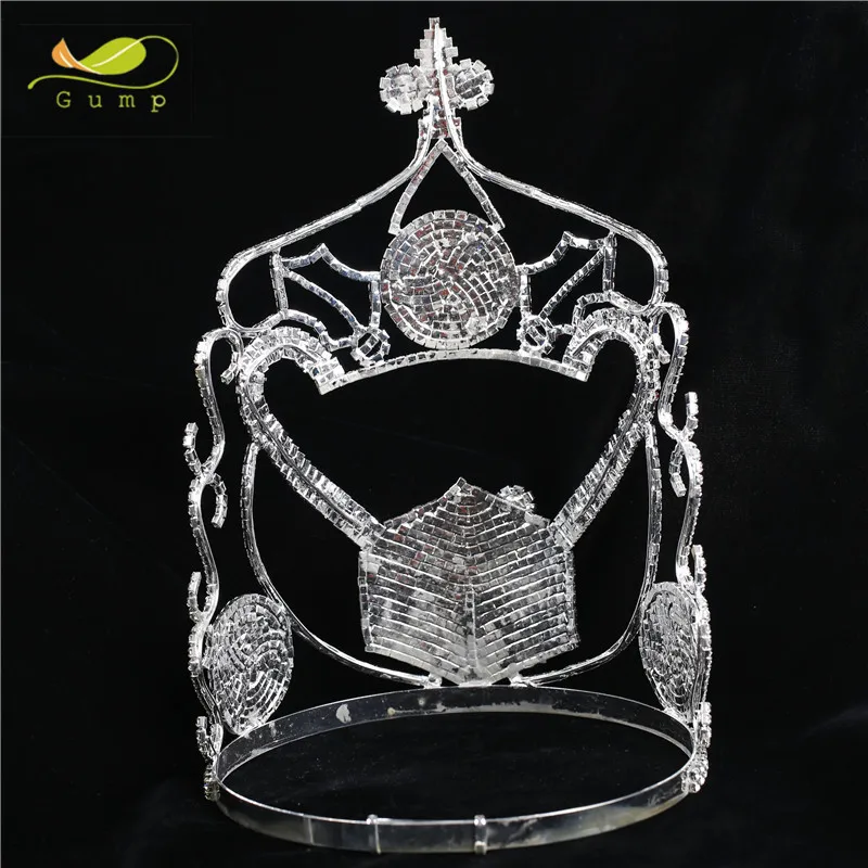 Высокий конкурс Корона Рождество Кристалл Rhinestone Подарочная коробка форма