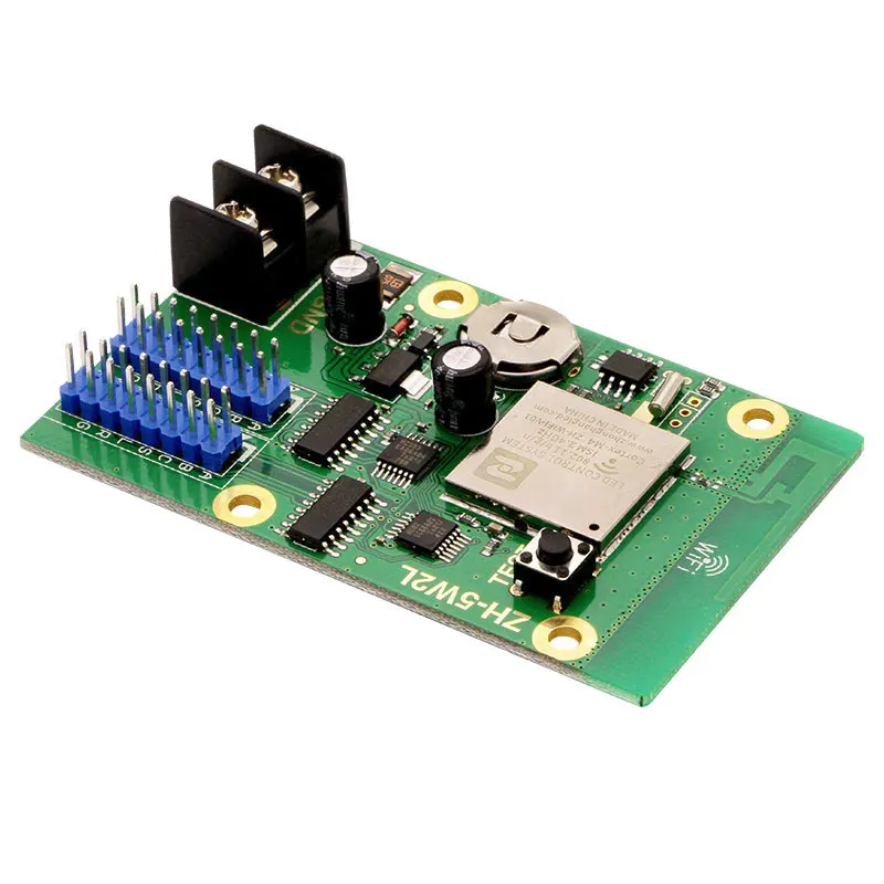 ZH-5W2L 2 Lines Led Display Single and Dual Color LED Sign Board WiFi Control Cards