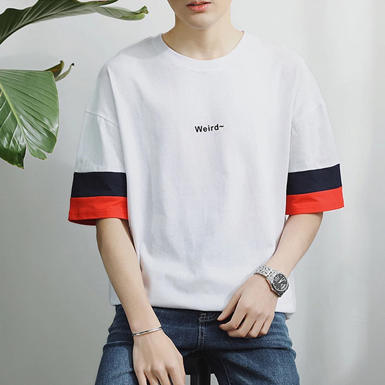 Оптовая продажа удобных простых белых 100% хлопковых приталенных футболок для мужчин