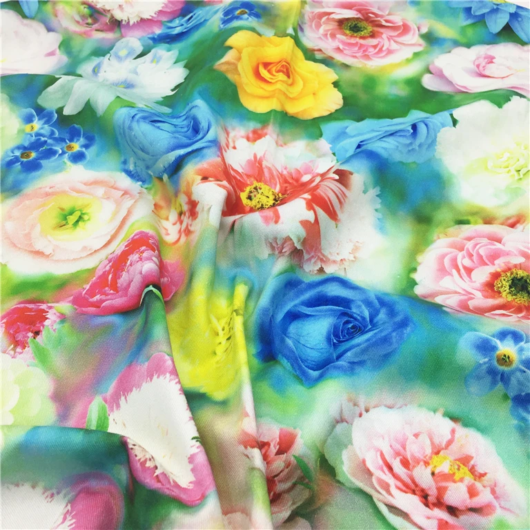 
Digital Printing In Table Runner Ramie Cotton Tops Fabric 110 Wide 