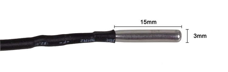 
GIULY A Part Single Sensor Head of HT-NTC100K High Temperature Thermistor Sensors for 3D Printer Parts 