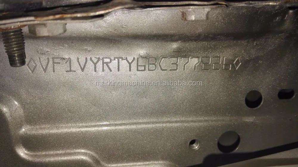 Car vin number dot pin marking machine