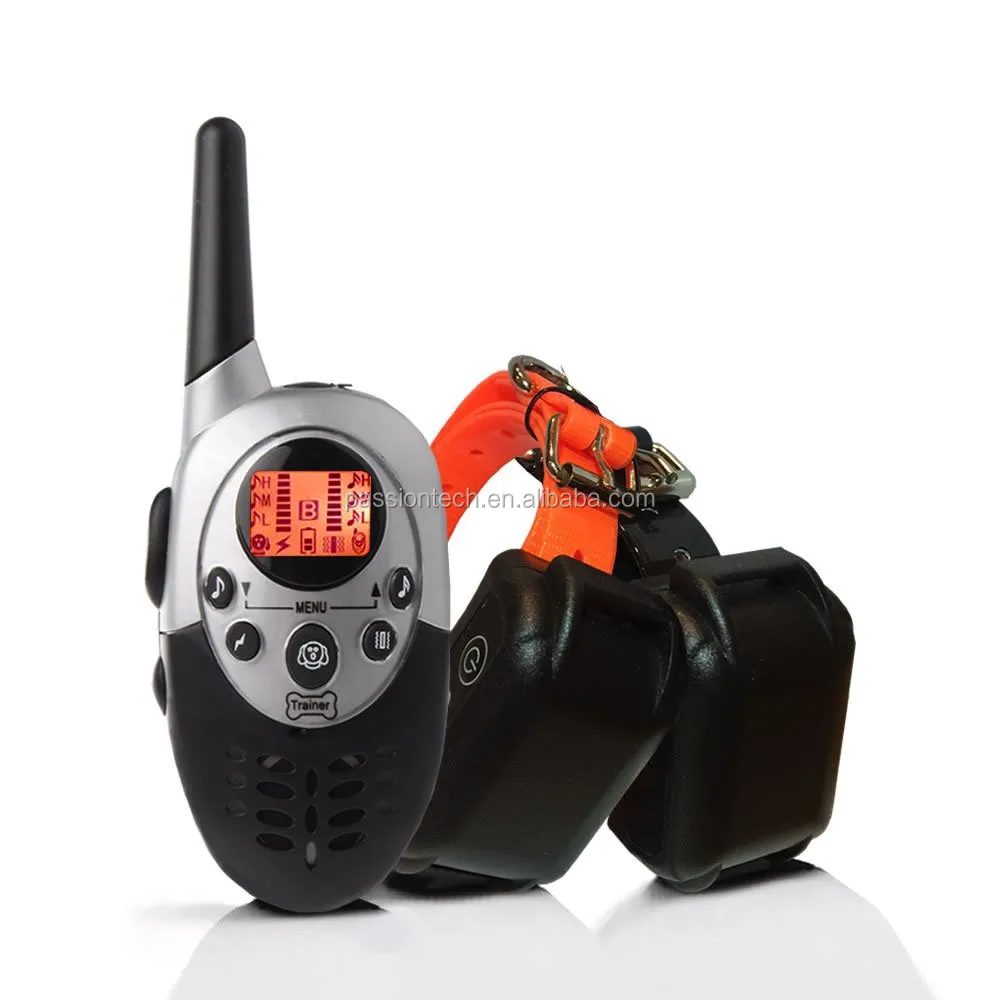 Passiontech P-613b Dog Slave Shock Collar Pet Training Products No Bark Control Collar Eco-friendly Stocked Plastic